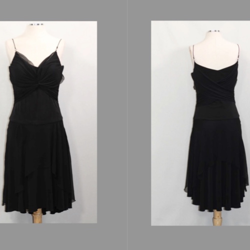 Arden B Black Silk Dress